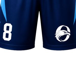 Ensemble de handball bleu ciel pour hommes, maillot et short, uniforme sportif professionnel, léger, respirant, tenue de match d'équipe - Product Image 5