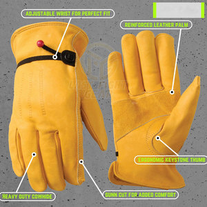Guantes de Trabajo Duraderos con Agarre Seguro, Costuras Reforzadas y Diseño Confortable, Guantes de Trabajo de Alto Rendimiento Industrial - Product Image 6