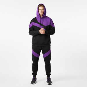 Ensemble de survêtements de sport personnalisés avec logo pour hommes, idéal pour la gym, le fitness et le jogging – Vêtements de sport OEM en gros à vendre - Product Image 2