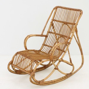 Big rattan rocking <b>chair</b> for outdoor spaces top selling large size garden rocker reclining <b>chairs</b> - Product Image 4