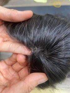 Topper de Cabello Humano Vietnamita con Base de Seda, Sin Pegamento, Muy Suave, Puntas Completas, Liso y Ondulado, Colores Personalizados - Product Image 3