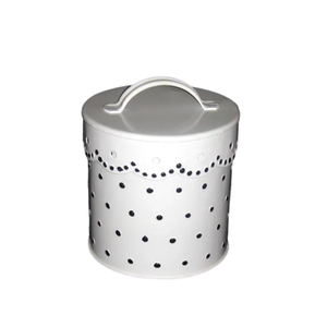 <b>Set</b> Of 3 Galvanized Metal Canisters With Ball Capped Lids Antique Farmhouse Style Kitchen Storage Jars For <b>Coffee</b> <b>Tea</b> And <b>Sugar</b> - Product Image 6