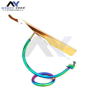 Rasoirs à barbe manuels en acier inoxydable pour hommes avec support, lame aiguisée pour le rasage et le coiffage des poils du visage, usage domestique et professionnel - Product Image 4