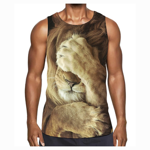 Meilleure vente Débardeur pour homme en tricot respirant Style décontracté grande taille avec prix du logo personnalisé - Product Image 1