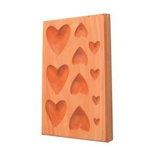 JIPSY Bloque de conformación de metal de madera dura con 11 cavidades en forma de corazón para joyería y herramientas de orfebrería - Product Image 3