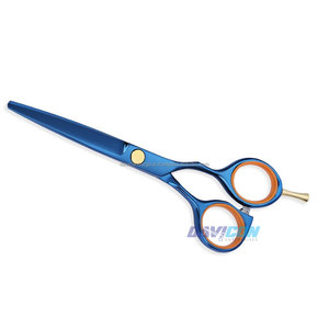 Tijeras de peluquería con revestimiento de titanio azul, instrumentos de belleza - Product Image 5