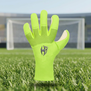 Premium Quality Custom Design Neoprene Soccer Goalkeeper <b>Gloves</b> With 4mm German <b>Latex</b> Elastic Strap Negative Cut - Product Image 2