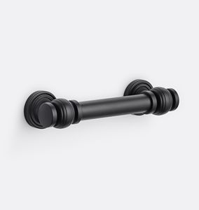 Tirador de Cajón Redondo de Metal Niquelado Negro de Moda, Tirador Personalizado en Forma de T para Gabinetes de Cocina y Dormitorio - Product Image 6