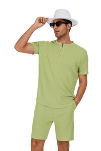 Venta al por Mayor de Shorts de Playa de Verano de 2 Piezas, de Secado Rápido, Tejido de Poliéster/Algodón, Sin Costuras, para Hombre, Ropa Casual de Vacaciones - Product Image 6