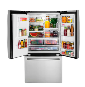BEST OFFER FOR NEW Stainless Steel French Door Refrigerator With Water Dispenser And Bottom Freezer <b>Drawer</b> - Product Image 5