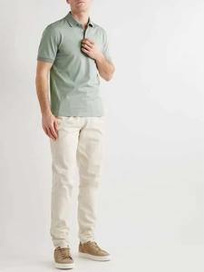 Camiseta de Hombre con Estampado, Corte Regular, Estilo Urbano, Antiarrugas, Tejida, 100% Algodón, Bordada - Product Image 2