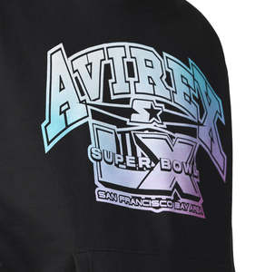 เสื้อฮู้ดดี้โอเวอร์ไซส์ย้อมสีแบบไทได Avirex คุณภาพสูง 100% ผ้าฝ้ายเฟรนช์เทอร์รี่ แบบสวมหัว ยูนิเซ็กซ์ รับผลิตแบบ OEM ODM - Product Image 3
