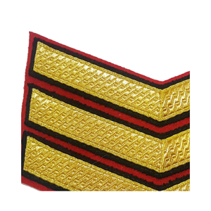 Écusson Chevron de Haute Qualité pour Tenues Formelles, Broderies Décoratives et Badges, Garnitures, Service OEM Chevron - Product Image 6