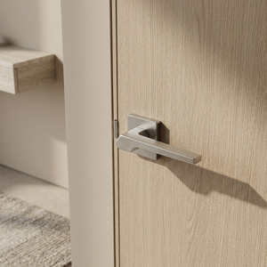 Premium Brass Door <b>Handle</b> Set with Mortise <b>Lock</b> | Luxury Lever <b>Handle</b> Hardware for Interior Doors, Office & Hotel Interior Decor - Product Image 4