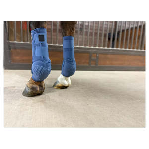 Juego de 4 Botas de Medicina Deportiva para Caballos, Soporte Protector para Patas Delanteras y Traseras, Terapia Equina - Product Image 5