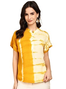 เสื้อเชิ้ตแขนสั้นติดกระดุมทรงโอเวอร์ไซส์สำหรับผู้หญิง สวมใส่สบายๆ สไตล์สตรีทแวร์ จากผู้ส่งออกอินเดีย ราคาขายส่ง - Product Image 2