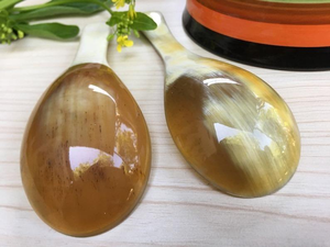 Juego de Cubiertos de Cuerno de Búfalo Natural Pulido y Ecológico - Cucharas, Tenedores, Espátulas - Suministro al por Mayor - Product Image 2