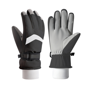 Guantes Unisex de Invierno Impermeables con Aislamiento Térmico para Esquí/Snowboard/Conducción en Nieve, Forro Polar, Cierre con Cordón, Protección UV - Product Image 1