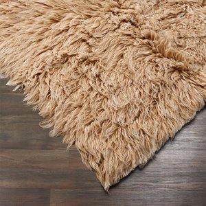 Tapis marocain shaggy en laine noué à la main 8x10, tapis berbère fait main, taille personnalisée, tapis marocain Beni Ourain en laine à poils longs fait main - Product Image 4