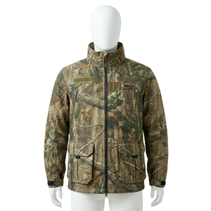 Veste de chasse pour homme en toile de coton respirante et anti-humidité avec logo personnalisé, imprimé camouflage, pour l'automne - Product Image 5