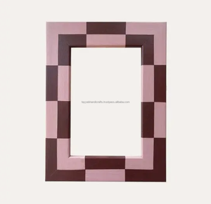 Marco de Fotos con Incrustaciones de Hueso, Artesanía, Marco de Madera Decorativo para Cuadros - Product Image 1