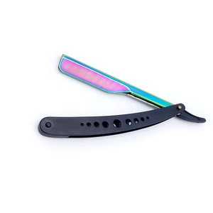 Professional Barber Razers Stainless Steel Shaving Tool For Salon Hair Cutting <b>Beard</b> Grooming And Styling - Product Image 1