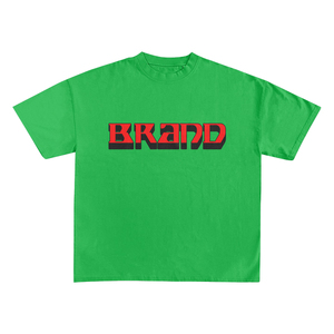 T-shirt Ringer en Coton Premium 240 GSM Blanc avec Bordure Contrastante Bleu Ciel, Impression Graphique DTG, Logo Personnalisé, Streetwear - Product Image 5