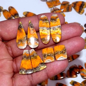 Natural <b>Bumble</b> <b>Bee</b> Quartz Grade Pair Loose Gemstone Wholesale Price High Quality Mixed Third Party Certified Color Play - Product Image 6