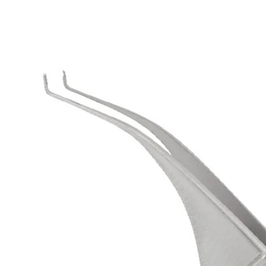 Pinzas de microsutura Barraquer Colibri 1x2 dientes, plataforma de 0.12 mm, 7.5 cm, acero inoxidable quirúrgico oftálmico, reutilizables, manuales - Product Image 4