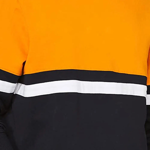 Sweat-shirts à col rond unis de qualité export pour hommes, avec logo personnalisé, en tissu polaire écologique, coupe-vent et à séchage rapide - Product Image 3