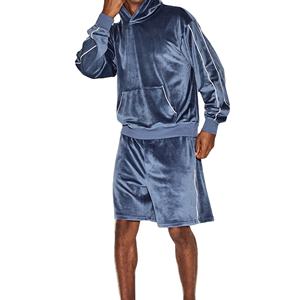 Meilleure vente poids lourd hommes surdimensionné velours pull à capuche tendance confortable personnalisé épais sweats à capuche hiver plaine PAR BS 2026 - Product Image 5