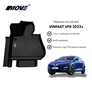 2023 + VinFast VF6 Tapis de véhicule en TPE antidérapant inodore de haute qualité sur mesure Protection Premium robuste pour les voitures - Product Image 2