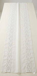 Châle de luxe africain en mousseline de soie avec broderie florale en strass, écharpe longue perlée en maille pour femme, vente en gros, idéal pour l'été et le quotidien - Product Image 2