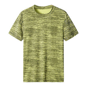 Ensemble de vêtements décontractés pour hommes, t-shirt à manches courtes en tissu respirant uni et short, tenue de plage estivale - Product Image 4