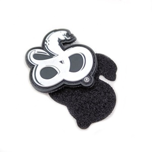 Parche de PVC suave, parche de silicona, parche de PVC suave 3D único, sin mínimo, parches termoadhesivos con logo de goma para bolsos, ropa y prendas. - Product Image 1