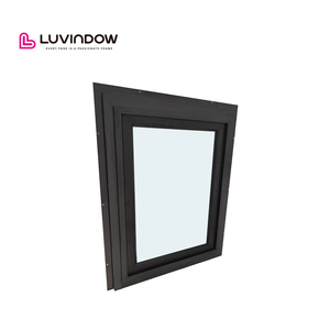 Fournisseur chinois Luvindow, revêtement de finition, style moderne, design de fenêtres de maison, fenêtres en verre, basculantes et pivotantes, aluminium pour villa - Product Image 3