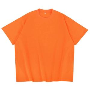 Custom High Quality <b>Men</b> O-Neck Plus Size Oversized Eco-Friendly <b>Fleece</b> T-<b>Shirt</b> Polyester/Cotton Heavyweight Luxury Drop Shoulder - Product Image 1