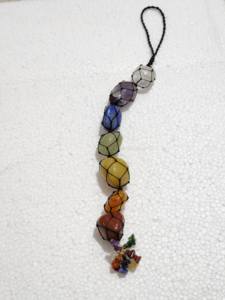 Pierre roulée en Agate Selenite et Tourmaline Noire, porte-clés de voiture, vente en gros de pierres précieuses naturelles, de Amayra Crystals Exports - Product Image 3