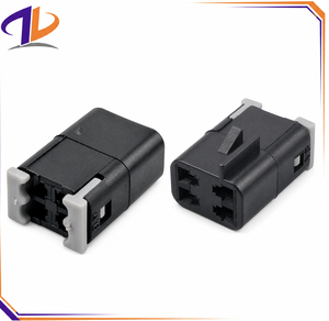 Boîtier de connecteur électrique pour faisceau de câbles automobile, 4 broches mâle/femelle, contact en cuivre, boîtier en nylon, compatible 12V, 12047785 - Product Image 1