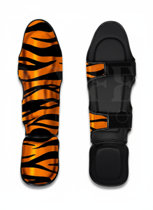 Protège-tibias en cuir PU pour boxe, Muay Thai, Kickboxing, MMA, Karaté – Conception personnalisée – Entraînement et Sparring – Grande Vente - Product Image 3