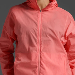 Wholesale Price High Quality Women Windbreaker Jacket Woven Waterproof Breathable Windproof <b>Zip</b>-<b>Up</b> Lightweight Sale Hot Selling - Product Image 4