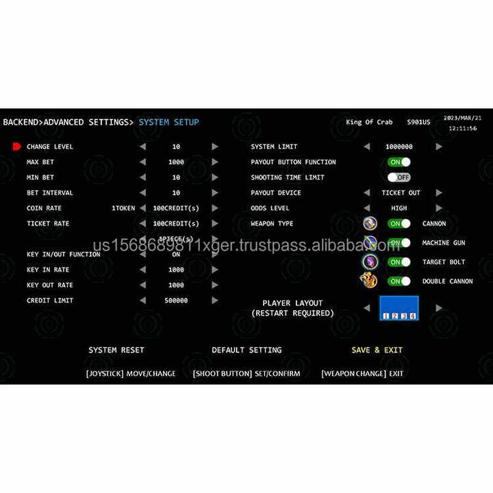 Wholesale Direct Sales 2 Players 32 Inch LCD Game Screen Catching Game Machine Fishing Table Golden Legend Plus