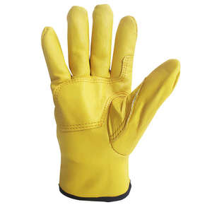 Fabricants directs d'usine, gants de travail en cuir de qualité supérieure, couleurs et designs demandés par les clients, gants de travail en cuir résistants. - Product Image 3