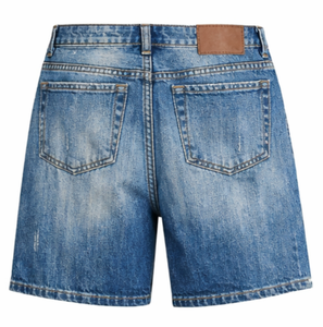 Shorts Vaqueros Personalizados para Hombre, Estilo Y2K, Cintura Media, con Pedrería, Lavado a la Piedra, Diseño Casual, 100% Algodón, Color y Talla Personalizables - Product Image 5