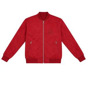 Blouson Bomber en Daim Vegan Kappa Alpha Psi Tonal, Vêtement de Fraternité Grecque Krimson, Confort Premium et Style Moderne - Product Image 4