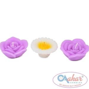Vela Flotante AF 605 Water Rose de Aakar, Vela Decorativa para Festivales y Celebraciones - Product Image 3