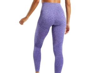 Leggings décontractés pour femmes à taille mi-haute, respirants, durables, sans coutures, en spandex et polyester tricoté, avec impression personnalisée – Meilleures ventes - Product Image 2