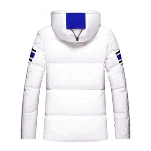 Chaqueta de lona vaquera de invierno para hombre, estilo urbano, cuello alto, impermeable, cortavientos, reversible, transpirable, con capucha, OEM - Product Image 3