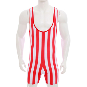 Customized Plus Size 5XL Sublimation Wrestling Singlet Men Bodysuit Sports Gym Athletic <b>Boxers</b> Wrestling Singlets OEM Service - Product Image 5