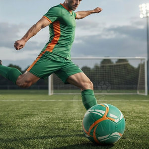 Ballon de football thermocollé le plus vendu, robuste, durable, léger, confortable, personnalisable, pour entraînement professionnel en extérieur - Product Image 3